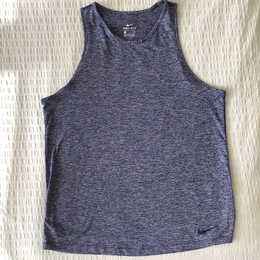 Nike Blue Dri-FIT Tank Top - Picture 1 of 4